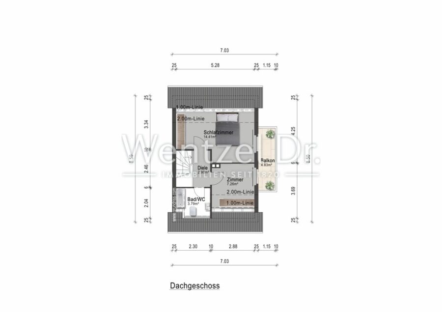 „Charmantes Reihenendhaus mit idyllischen Garten – Jetzt verlieben & einziehen!“ - Grundriss OG