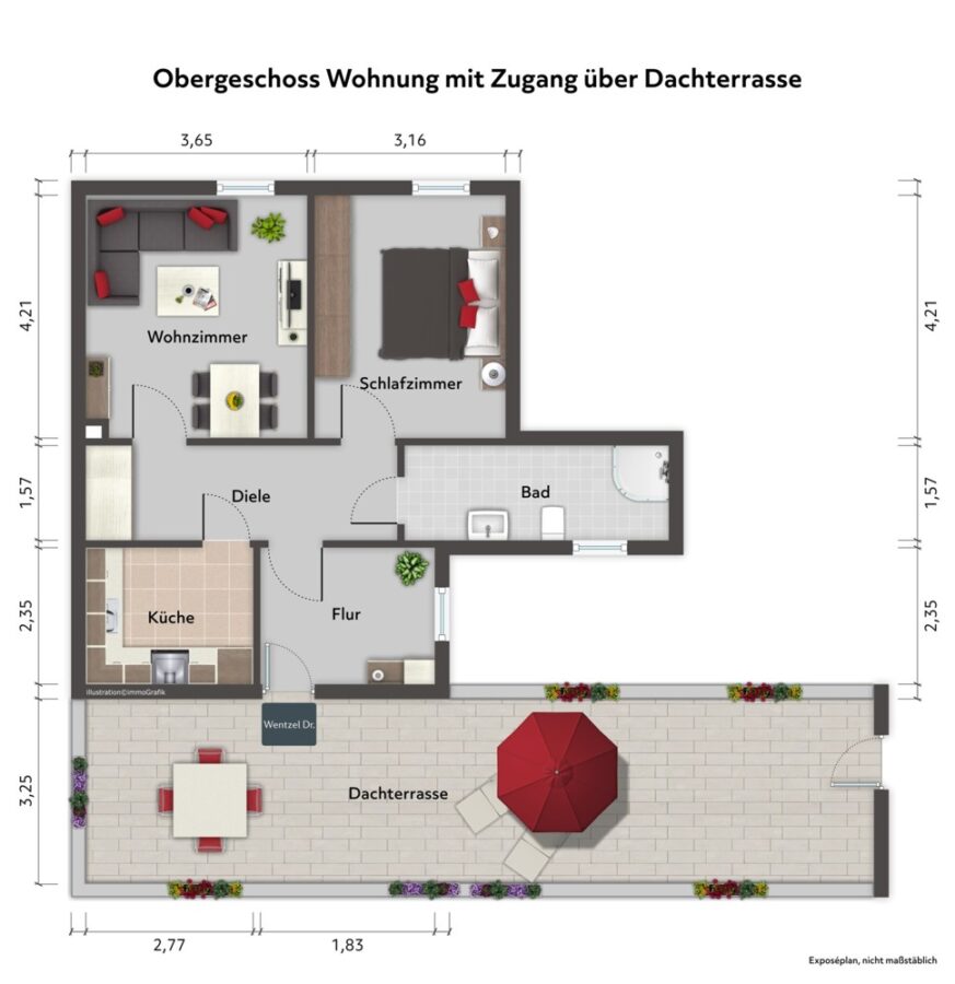 Wohn- und Geschäftshaus mit Ausbaupotenzial - Grundriss