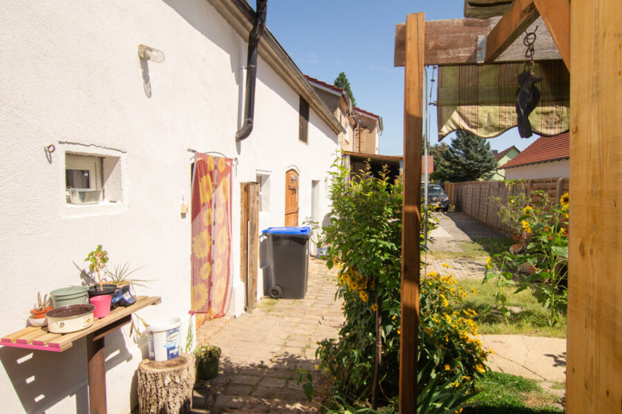 Gemütliches Einfamilienhaus in Lohsa - Innenhof