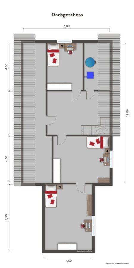 Gemütliches Einfamilienhaus in Lohsa - OG