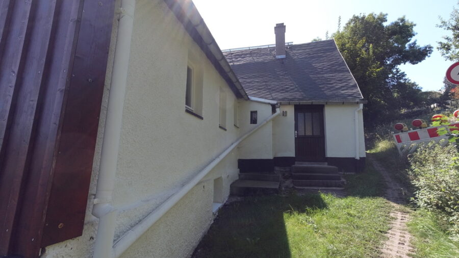 Historisches Einfamilienhaus in Thalheim - Hintereingang Hausrückseite