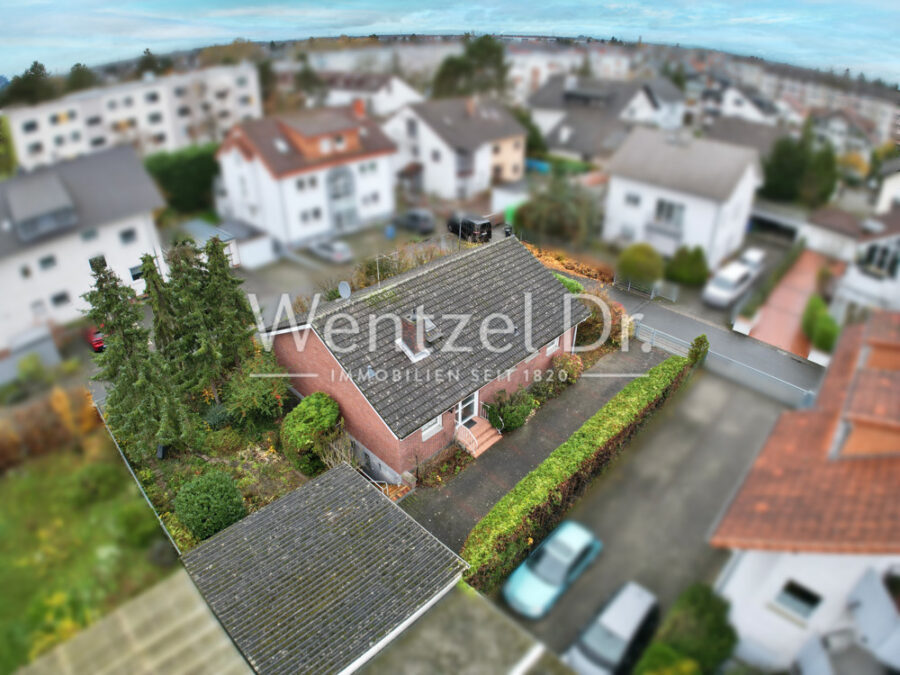 Ihre Chance: Charmanter Bungalow mit viel Potential in Griesheim! - Blick Süd-Ost